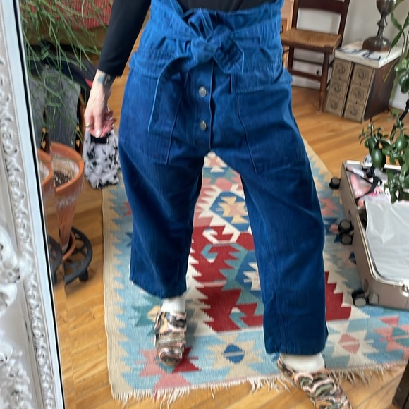 AS EVER Tanker tie pant in blue - Picture 6 of 6